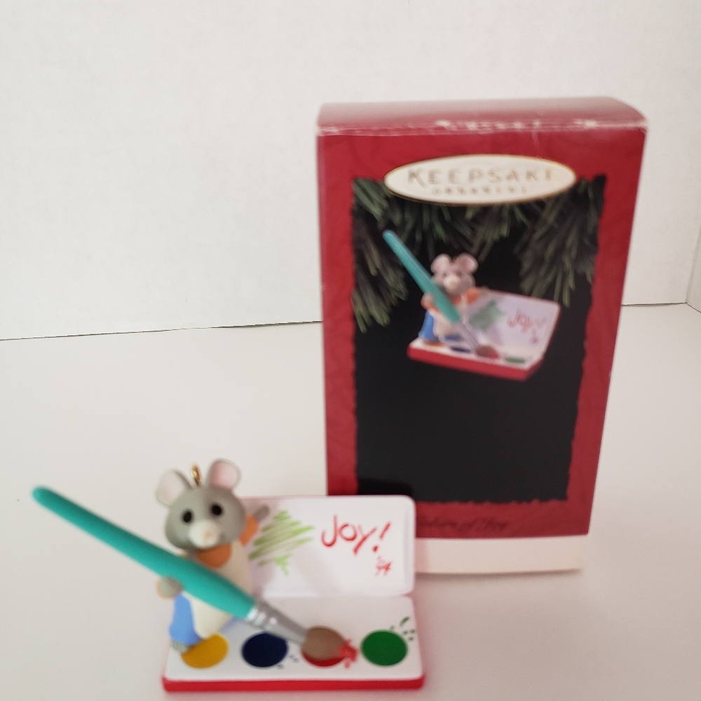 Hallmark keepsake Christmas Ornaments 1994 colors